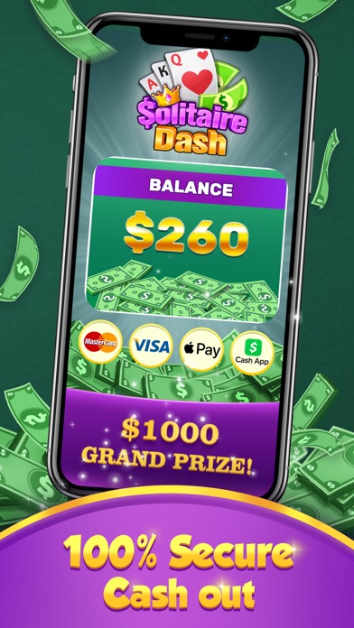 Solitaire Dash - Win Real Cash Screenshot