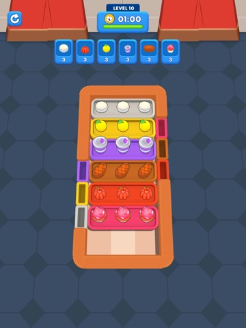 Tray Away Puzzle iPad screenshot