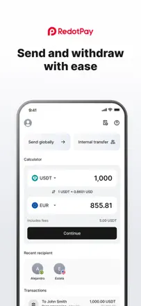 RedotPay: Screenshot 3 von 6
