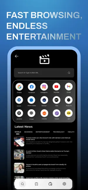 Goojara – Movies & TV Browser iPhone screenshot 1