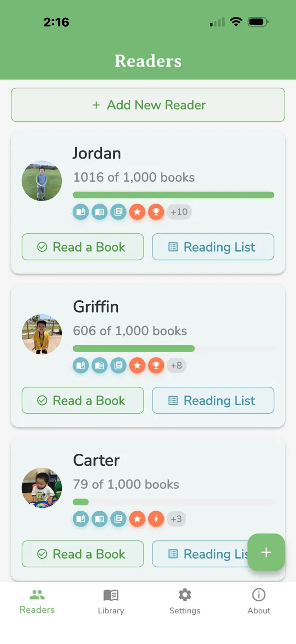 Screenshot #3 pour 1000 Books Before Kindergarten