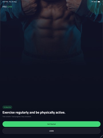 Pro Gym Fitness iPad screenshot