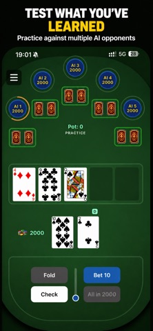 BehaviorX Poker iPhone screenshot