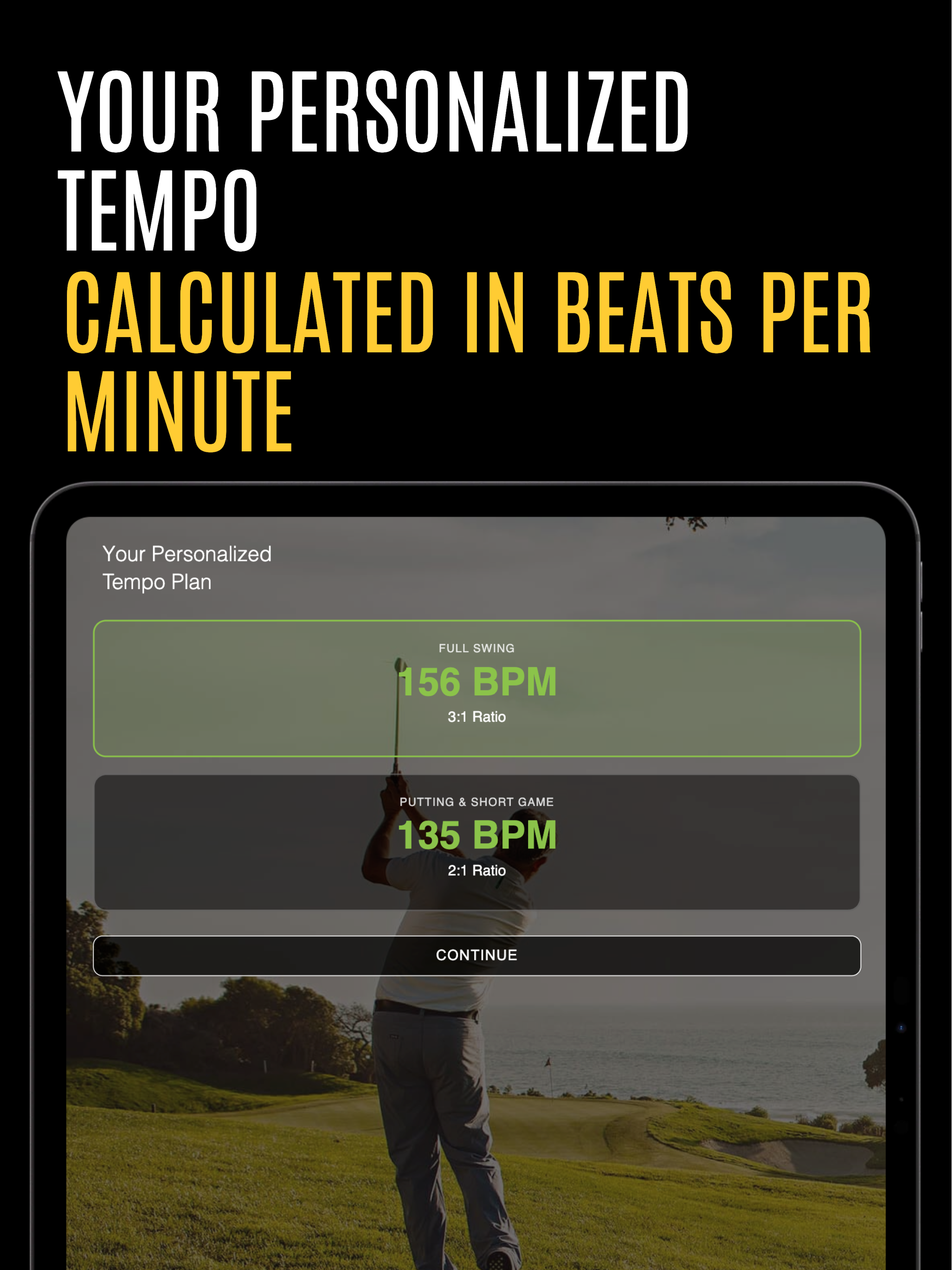 Golf BPM Swing Tempo Music