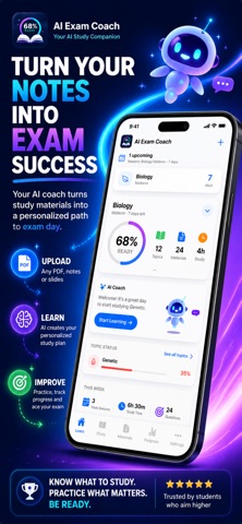 AI Exam Coach - Test Prep App Screenshot 1 of 6