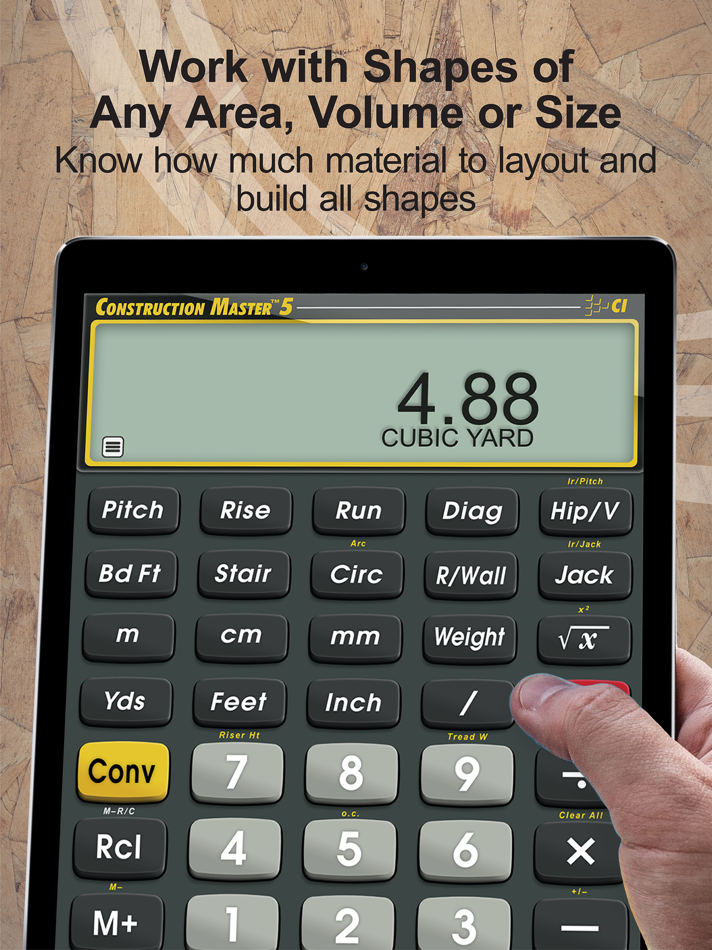 #7. Construction Master 5 Calc (iOS) 来自: Calculated Industries