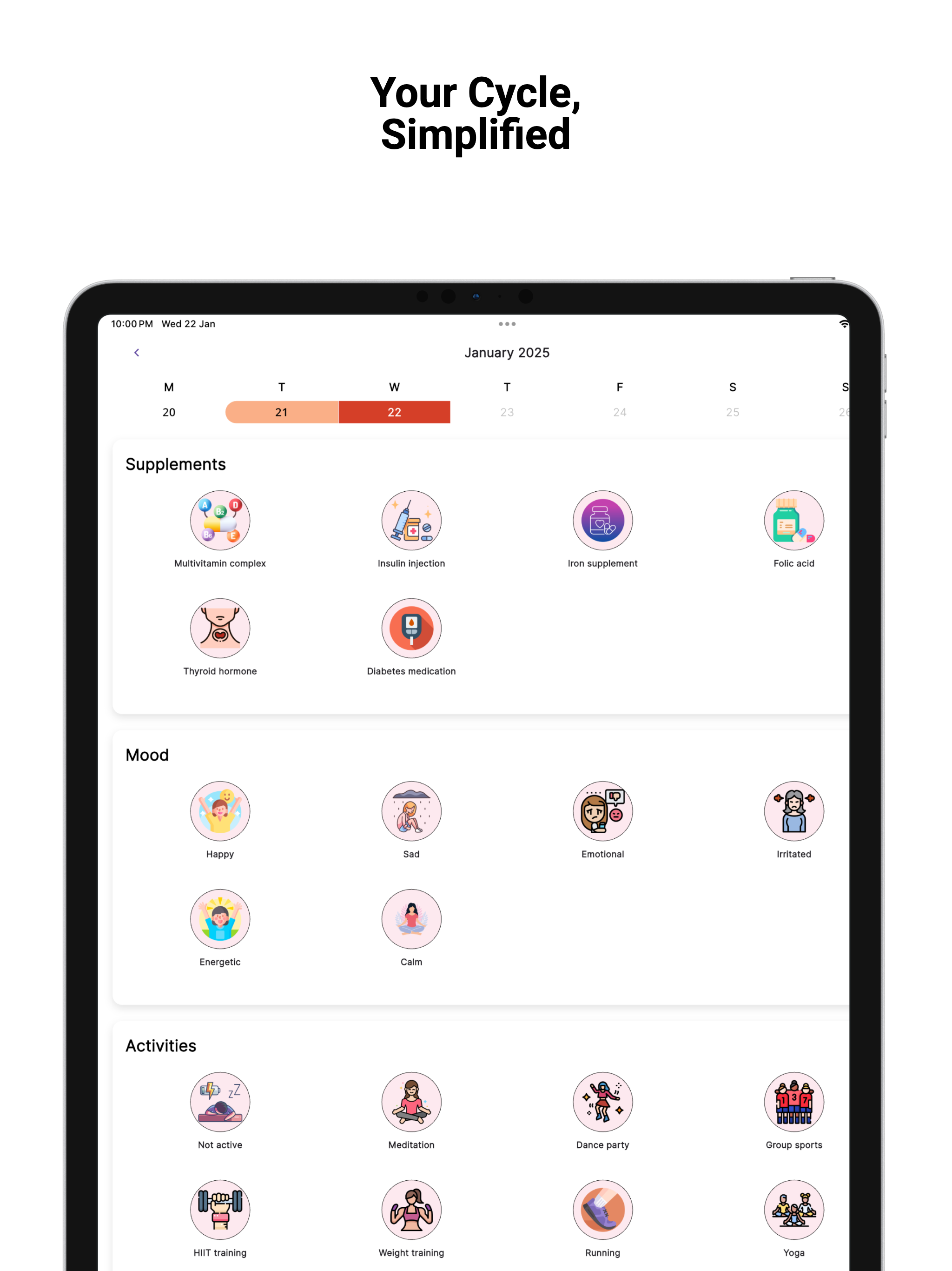 Estri Period & Cycle Tracker screenshot 13