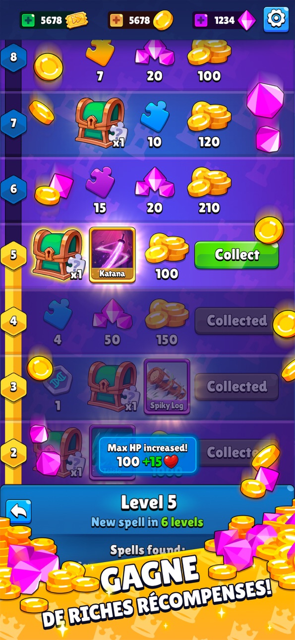 Wizard Tower Defense Idle Game iOS Mod IPA screenshot 5 - iOS game interface