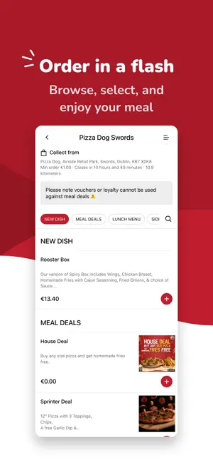 Pizza Dog App screenshot 1