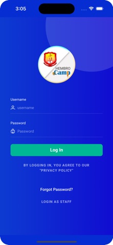 Hembro eCamp Bethany screenshot