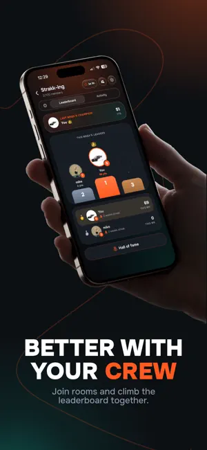 Strakk: Workout Log & Friends screenshot 2
