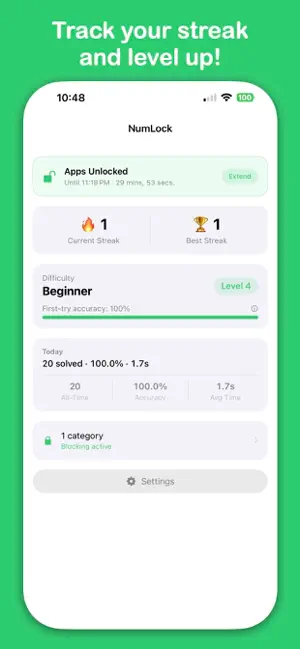 NumLock: Math Screen Lock screenshot 2