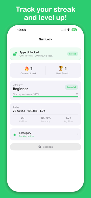 NumLock: Math Screen Lock Screenshot 2 of 6