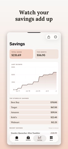 Simply Picks: Deals & Coupons iPhone screenshot