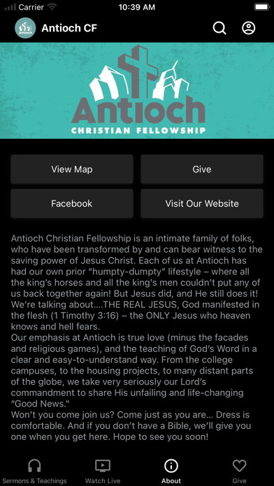 Screenshot #3 pour Antioch Christian Fellowship