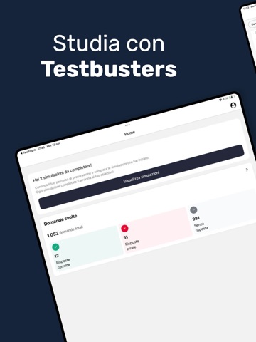 Testbusters iPad screenshot