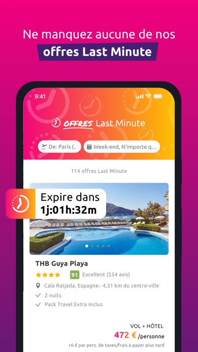Screenshot #3 pour lastminute.com - Voyage et vol