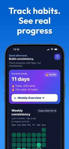 Habitura - AI Habit App iPhone screenshot