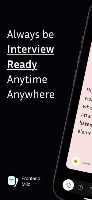 Frontend Milo: Interview Ready screenshot 1