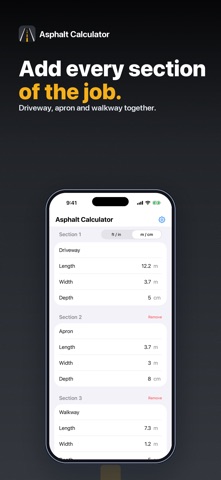 Asphalt Calculator: Paving Screenshot 3 of 3