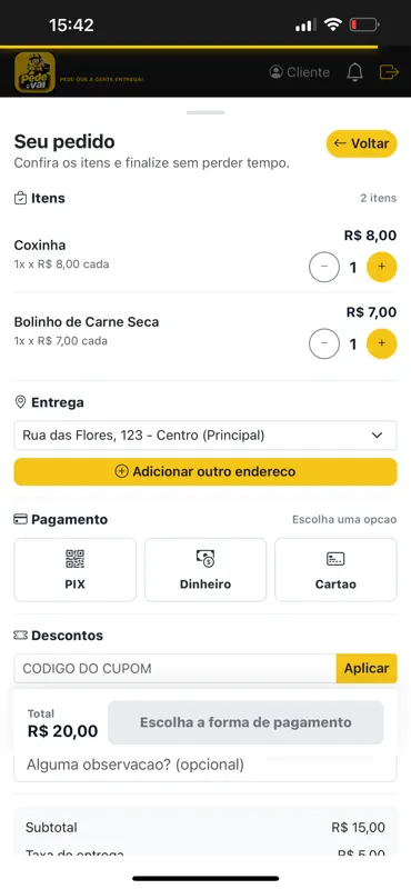 PedeVai - Delivery screenshot 6 of 7
