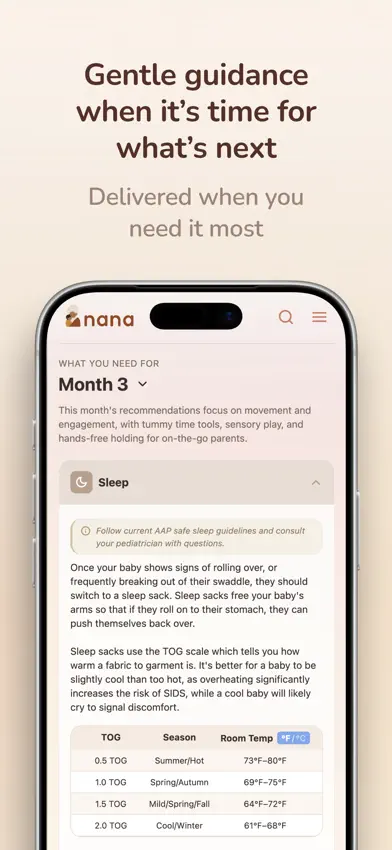 Nana Baby App screenshot 4