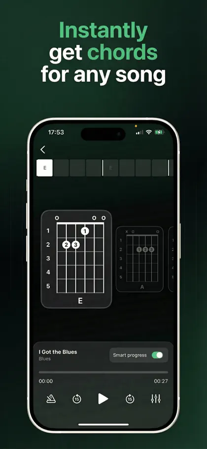 Screenshot 3 di 5 di Tuner Pro: Guitar Tuner & Tab