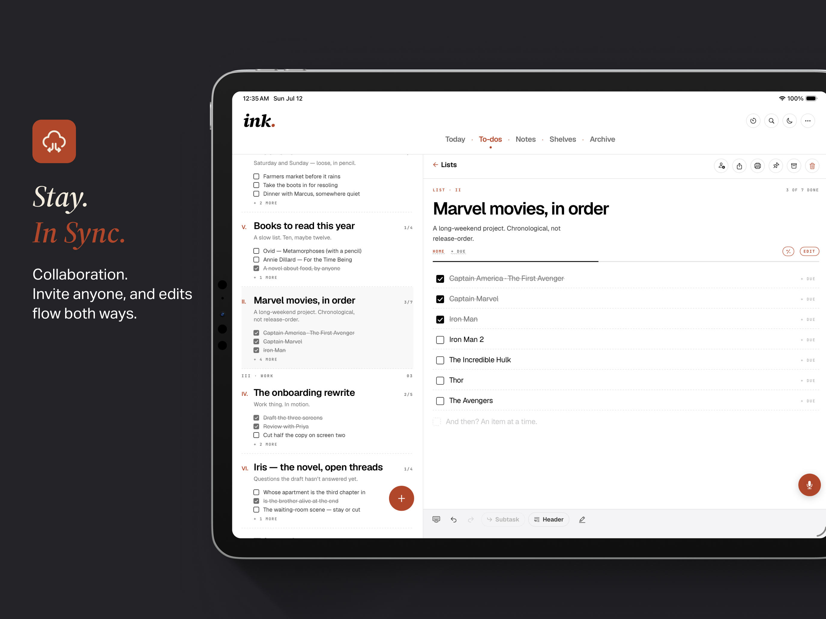 Ink: Notes, Lists & To-Dos screenshot 19