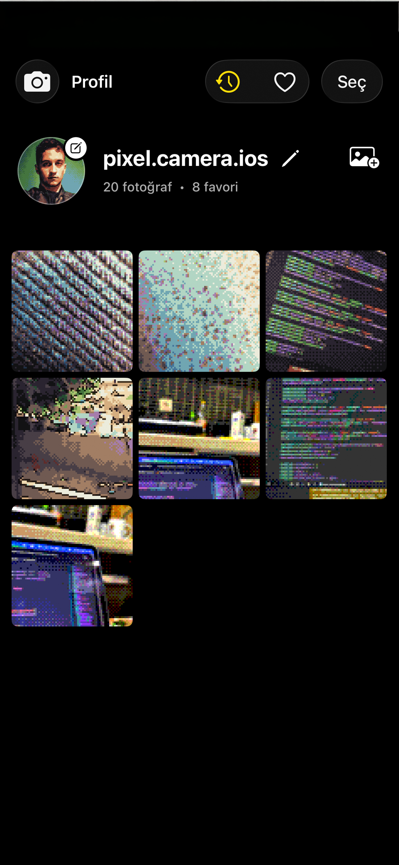 Pixel Camera (0.004MP) screenshot 5