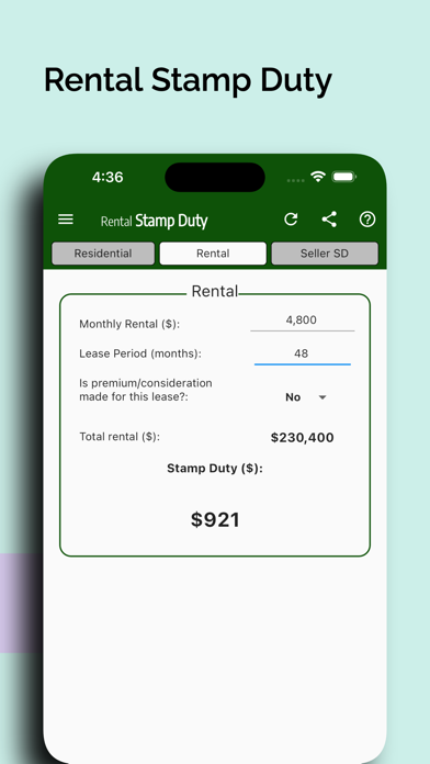 Stamp Duty Screenshot