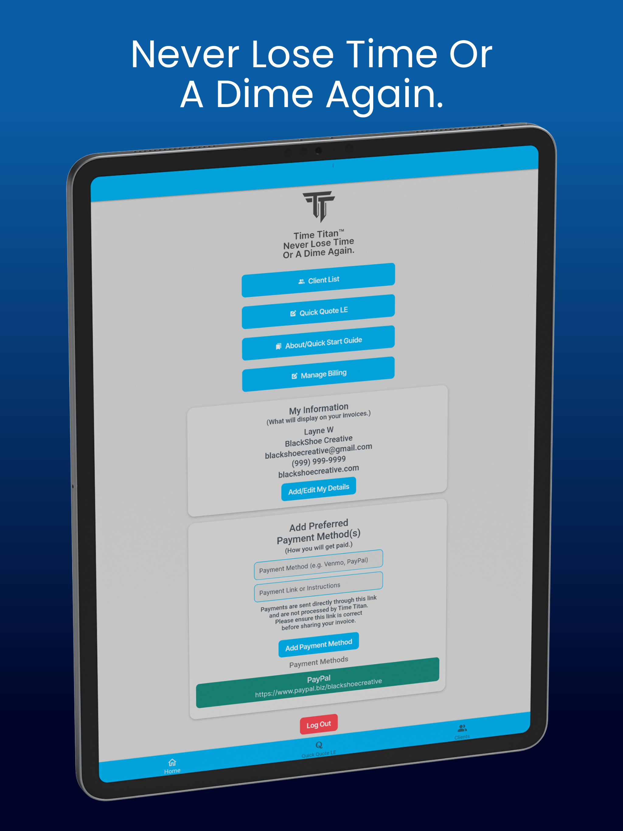 Time Titan Invoicing screenshot 13