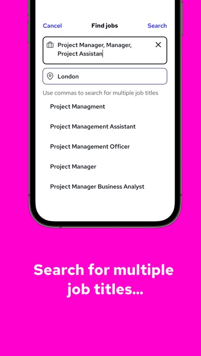 Reed.co.uk Job Search Screenshot