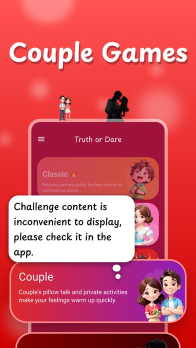 Truth or Dare～Couple Game Screenshot 2 - AppWisp.com