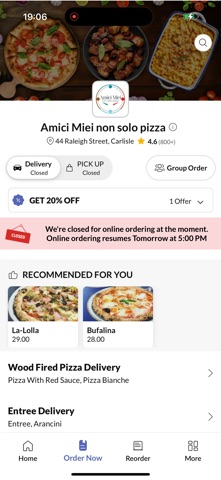 Amici Miei non solo pizza screenshot