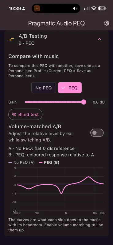 Pragmatic Audio PEQ screenshot 8 of 10