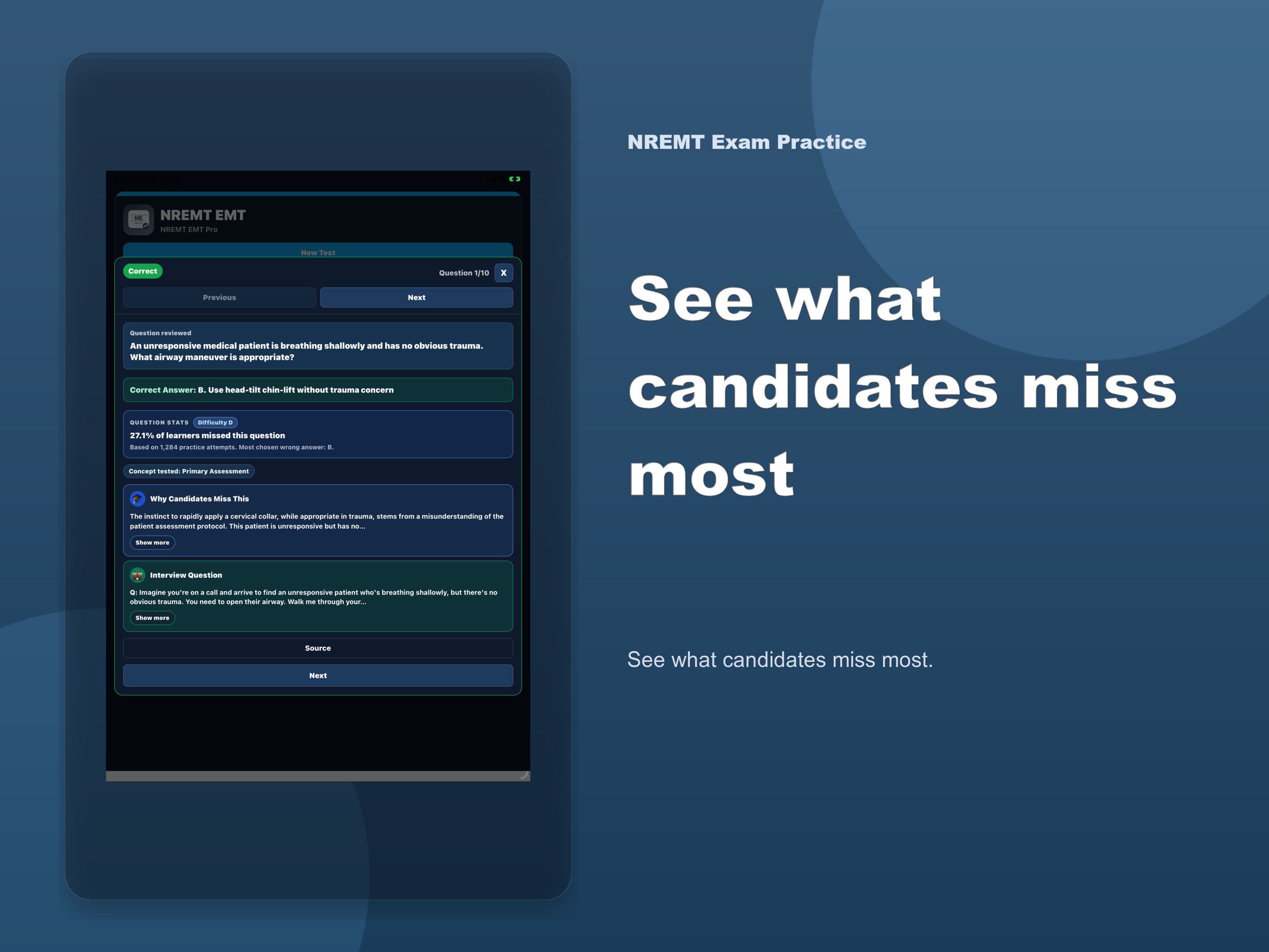 NREMT Exam Practice screenshot 19