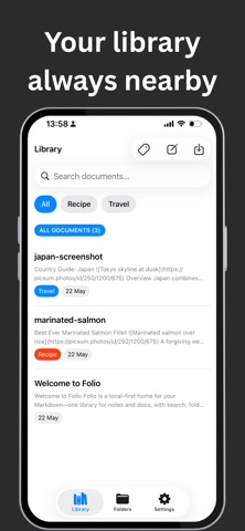 Folio: Markdown Library Screenshot 6 of 7