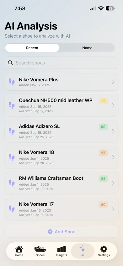ShoeTrack screenshot 5