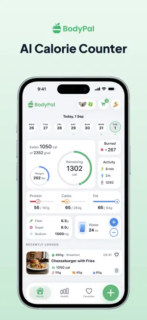 BodyPal: AI Calorie Counter screenshot 1