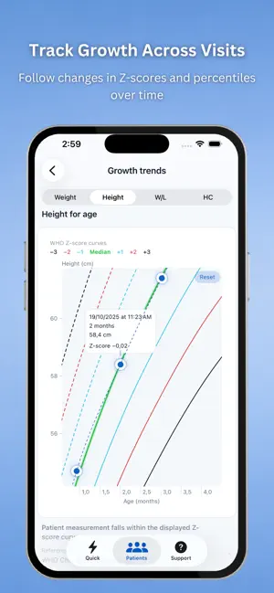 Z Scores - PediaMetrics screenshot 4