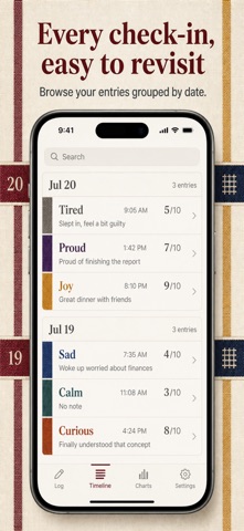 Emotion Wheel: Mood Log Screenshot 5 of 10