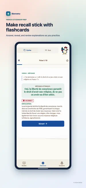 Bienvenu: French Civics screenshot 3