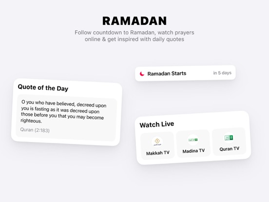 Koran: Quran Pro for Muslim iPad app afbeelding 1