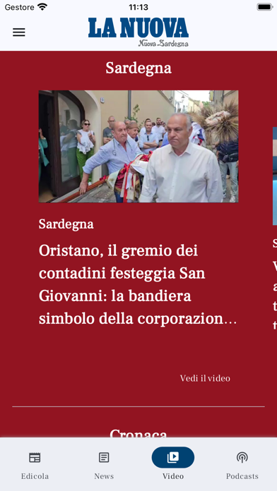 La Nuova Sardegna Digital Screenshot