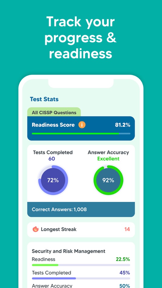 #4. CISSP Exam Prep & Test 2025 (iOS) 由: Best Fun Games