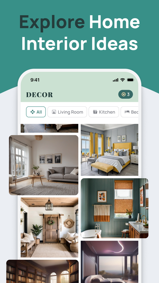 #4. AI Home Design - Decor (iOS) 由: FENIX MOBILE YAZILIM A.S.