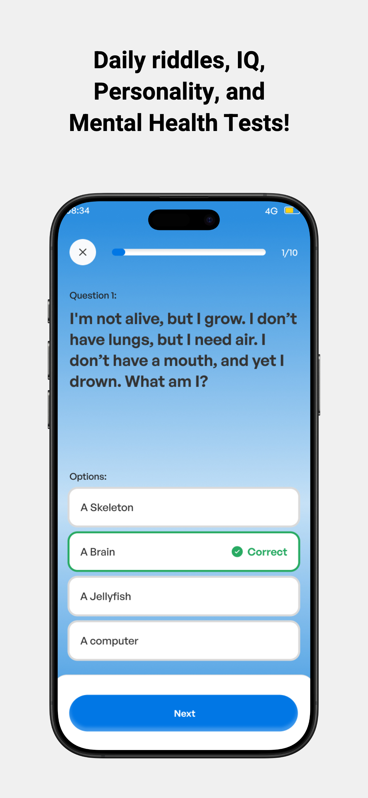 IQ PsycheMind Tests: AI Exams screenshot 4