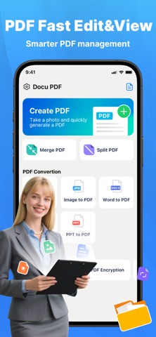 Docu PDF Lite: Editor & Reader Screenshot 1 of 5