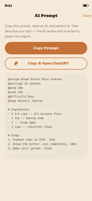 Keep My Recipe screenshot 2