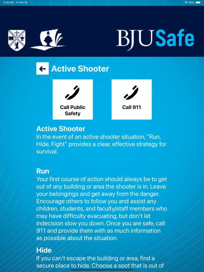 BJU Safe